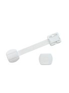 BabyDan Multi Purpose Lock univerzális zár fiókhoz, szekrényajtóhoz, BIO, fehér, 2db