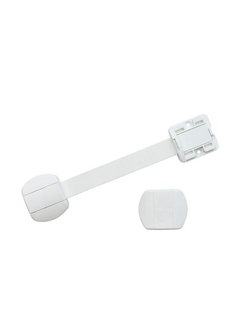 BabyDan Multi Purpose Lock univerzális zár fiókhoz, szekrényajtóhoz, BIO, fehér, 2db