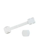 BabyDan Multi Purpose Lock univerzális zár fiókhoz, szekrényajtóhoz, BIO, fehér, 2db