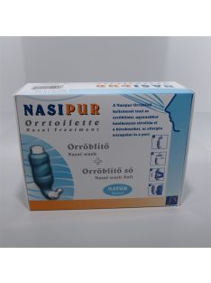 Nasipur orröblítő készülék+orröblítő só 30db 1 db