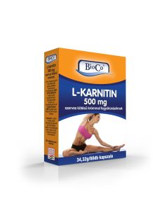 Bioco l-karnitin 500mg kapszula 60 db