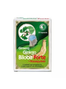   Dr.chen ginseng ginkgo b. forte+rózsagyökér kapszula 30 db