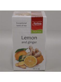 Apotheke gyömbéres citrom tea 20x2g 40 g