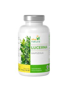 Viva natura lucerna vegetáriánus kapszula 100% 120 db