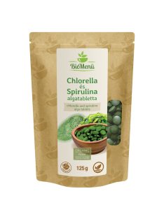 BioMenü bio chlorella és spirulina tabletta 125 g