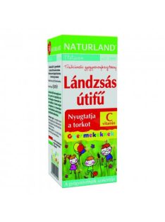 Naturland lándzsás útifű+c-vitamin gyerek szirup 150 ml