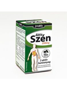 Jutavit aktív szén 250mg tabletta 50 db