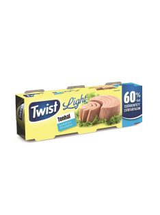 Twist tonhaltörzs light növényi olajban 3x60g 180 g