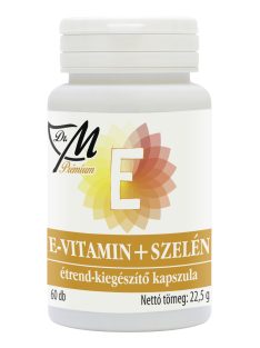   Dr.m prémium e-vitamin + szelén étrend-kiegészítő kapszula 60 db