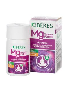 Béres magnézium 400mg+B6 -vitamin forte tabletta 50 db