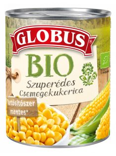Globus bio szuperédes csemegekukorica konzerv 1 db