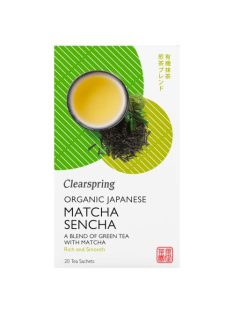 Clearspring bio japan matcha sencha zöld tea 20x1,8 g 36 g