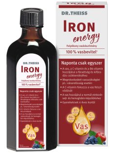   Dr.Theiss iron energy folyékony étrend-kiegészítő vassal és vitaminokkal, édesítőszerrel 250 ml