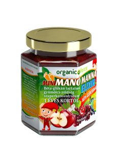   Organic force mini manó manna elixír béta-glükán tartalmú gyümölcs-zöldség koncentrátum gyerekeknek 1 éves kortól 210 g