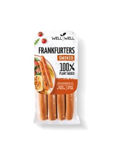 Well-Well vegán frankfurti füstölt négyes 180 g