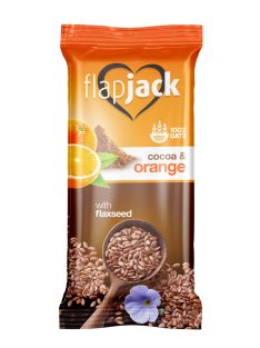 Flap Jack zabszelet narancsos-kakaós lenmagos 60 g