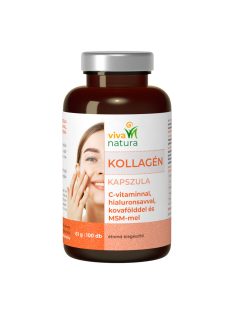   Viva natura kollagén étrend-kiegészítő kapszula hialuronsavval, c-vitaminnal, kovafölddel és msm-mel 100 db