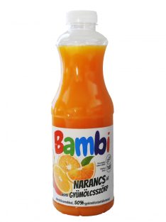   Bambi narancs ízű vegyes gyümölcsszörp édesítőszerrel 1000 ml