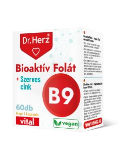 Dr.herz bioaktív folát+szerves cink kapszula 60 db