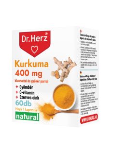   Dr.herz kurkuma+gyömbér+c-vitamin+szerves cink 60 db kapszula