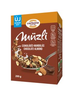 Cerbona müzli csokoládés-mandulás 200 g