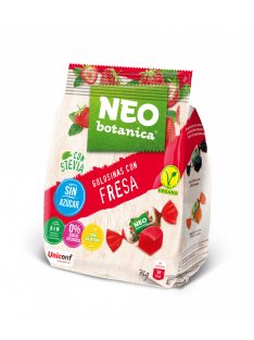   Neo Botanica stevia zselécukorka cukormentes, gluténmentes eper ízű 72 g