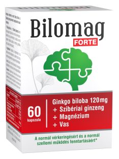   Bilomag forte 120mg gingko biloba kivonatot tartalmazó étrend-kiegészítő kapszula 60 db