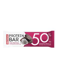 Nutrend protein szelet 50% cookies and cream 50 g