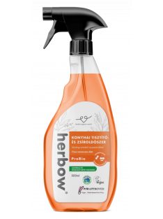   Herbow konyhai tisztító és zsíroldó probiotikus spray and rinse friss narancsos illattal 500 ml