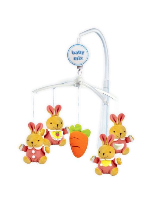 Körhinta a kiságy fölé Baby Mix  nyuszik