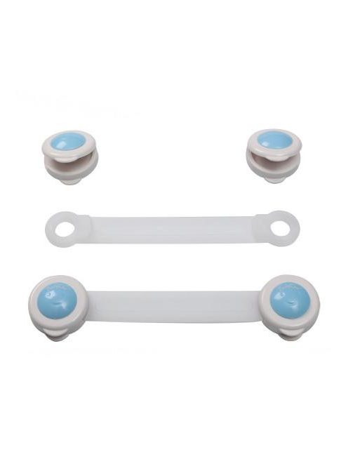 Fiók-és hűtőzár Baby Ono 2 darab - fehér