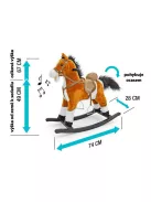 Hintaló dallammal Milly Mally Mustang sötét barna