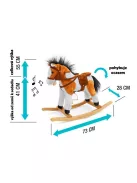 Milly Mally dallammal Jurásek hintaló sötét barna