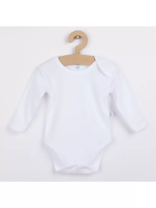 hosszú ujjú baba body Bobas Fashion fehér