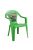 Gyerek kerti bútor- műanyag szék zöld