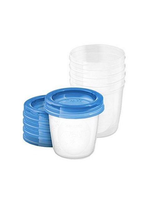 Via pohár szet tetővel Avent 180 ml - 5 db
