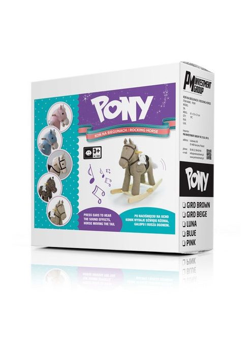 Hintaló dallammal Milly Mally Pony rózsaszín