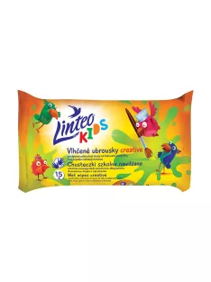 Nedves törlőkendő Linteo Baby Kids 15 db