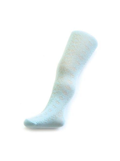 Gyerek jacquard harisnyanadrág New Baby türkiz