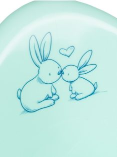 Zenélő gyerek csúszásmentes bili  Bunny menta