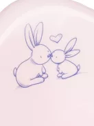 Zenélő gyerek bili Bunny rózsaszín