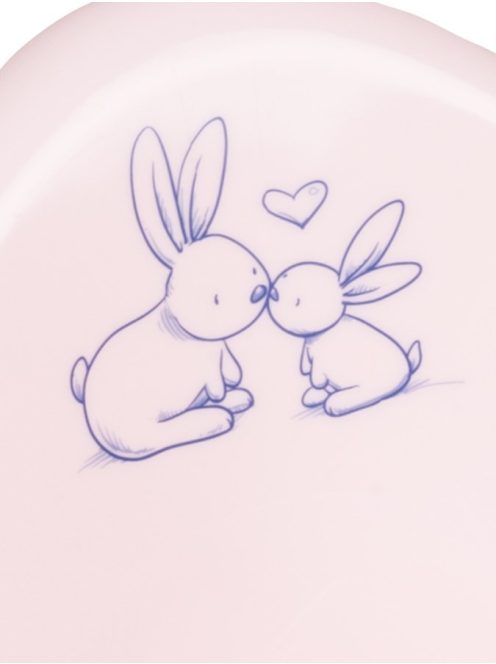 Zenélő gyerek bili Bunny rózsaszín