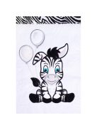 3-részes ágyneműhuzat New Baby Zebra 100/135 fehér fekete