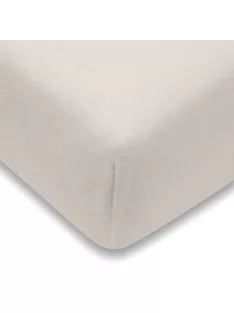Frottír lepedő kiságyba bézs