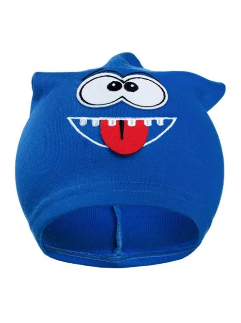 Gyerek őszi sapka New Baby manó kék