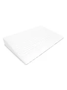 Baba párna - ék alakú Sensillo fehér Luxe aloe vera  60x38 cm