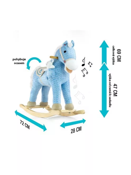 Hintaló dallammal Milly Mally Pony lila