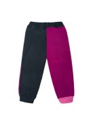 Gyermek fleec nadrág VG  málna - antracit