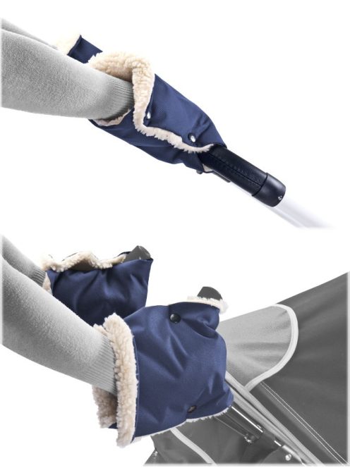 Kézmelegítő babakocsira Sensillo 45x21 navy