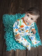 Baba kabátka Bobas Fashion Állatkert narancssárga